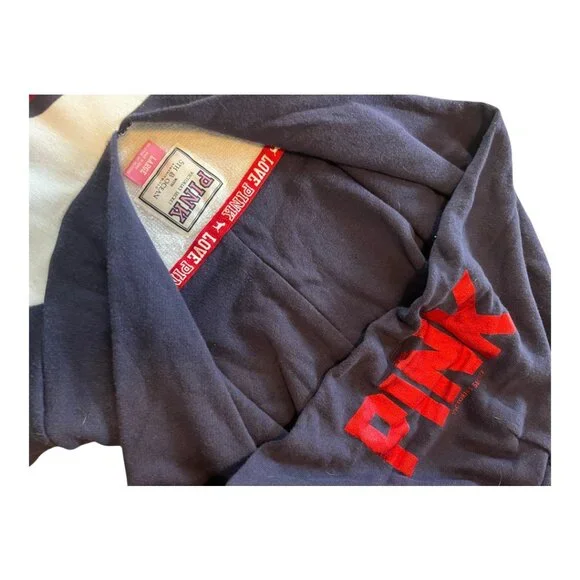 Victoria’s Secret PINK MLB Boston Red Sox Hoodie Long Sleeve Women’s Large - Picture 2 of 3